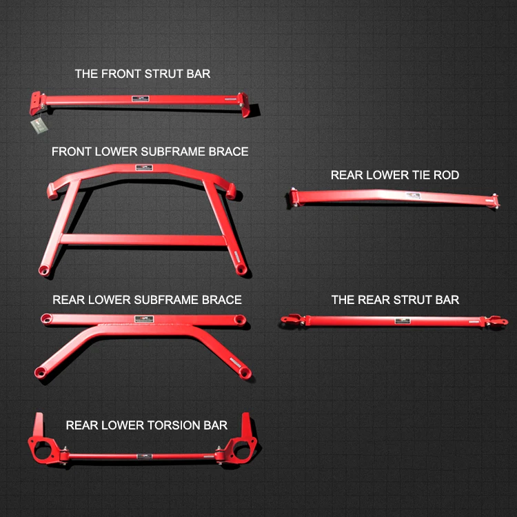 Aluminum Auto Strut Bar Or Lower Arm Brace For Suzuki 20052021 Swift