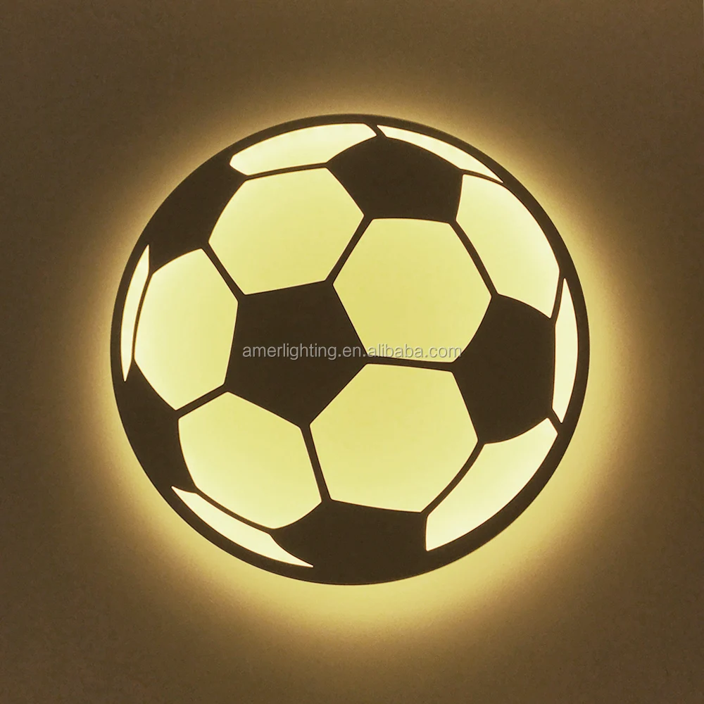 Dia24cm PVC football led wall decoration light 12W Alibaba