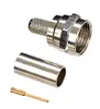 f female Thru Hole Jack bulkhead Right Angle PCB Mount coaxial cable f connector
