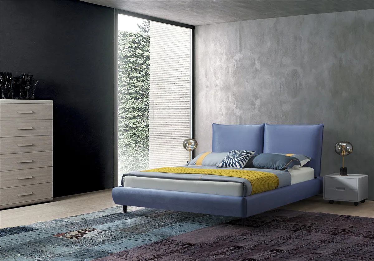 modern fabric bed from china and cheap price