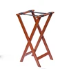 Hot-selling natural wooden folding luggage rack for hotels
