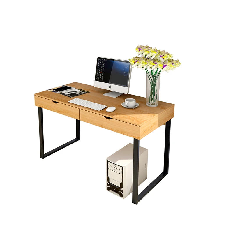 Factory Supply Wooden White Home Office Use Modern Writing Desk With Drawers