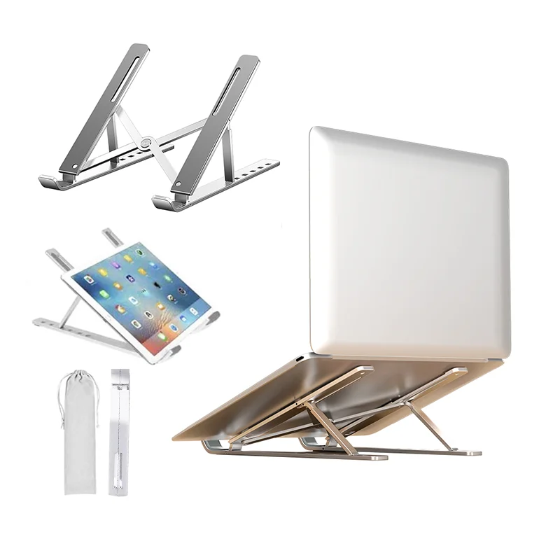 
Soporte de Para non-slip collapsible multi Adjustable angle N3 laptop holder Lightweight mini metal aluminium Laptop Stands 