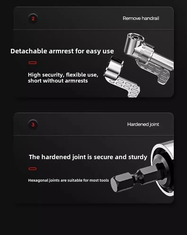 105 Degree Elbow Electric Cornerer Screwdriver Labor-Saving Batch Turning Curved Accessory Power Tool Accessory