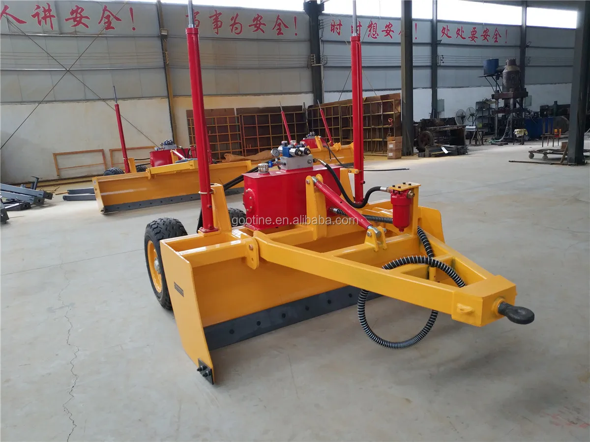 Agriculture Tractor Grader 8 Feet Wide Hydraulic Land Leveler With