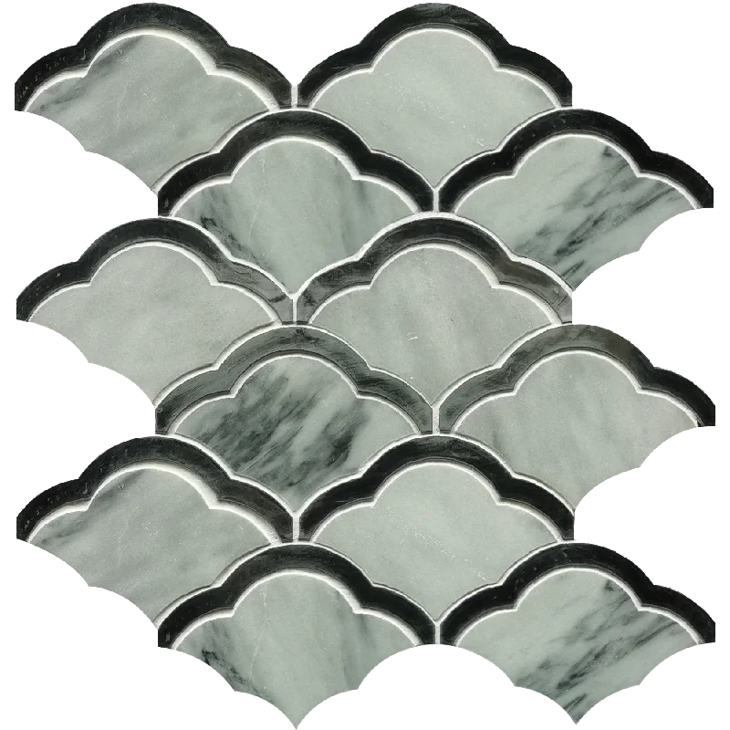 Cloud Pattern Floor And Wall Decoration Marble Mosaic Tile