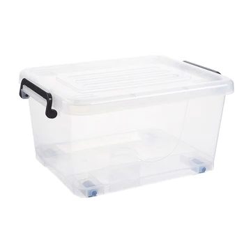 clear hard plastic boxes with lids