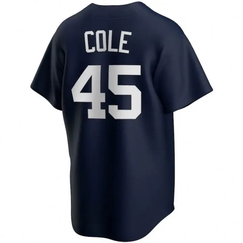 SAQPHP Yankees # 45 24# 2 Jeter # 99 Judge Uniforme De Béisbol para Hombre Camiseta De Uniforme De Entrenamiento De Béisbol De élite Camiseta De Manga Corta con Botón Superior 