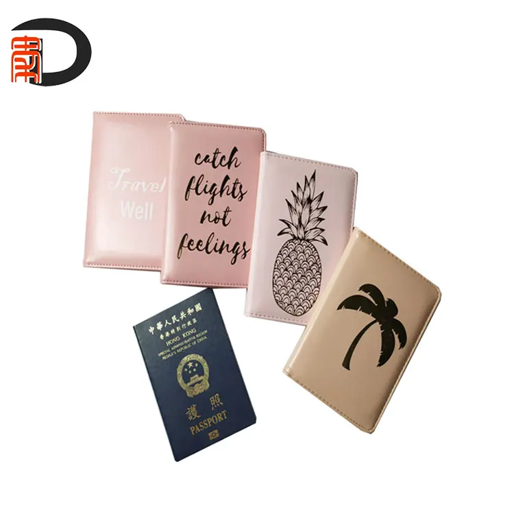 custom leather passport cover