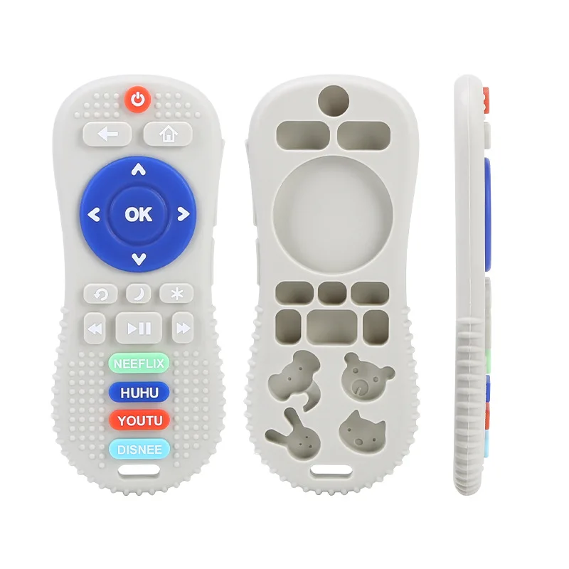 Pt 2023 New Design Tv Remote Control Teether Silicone Video Game