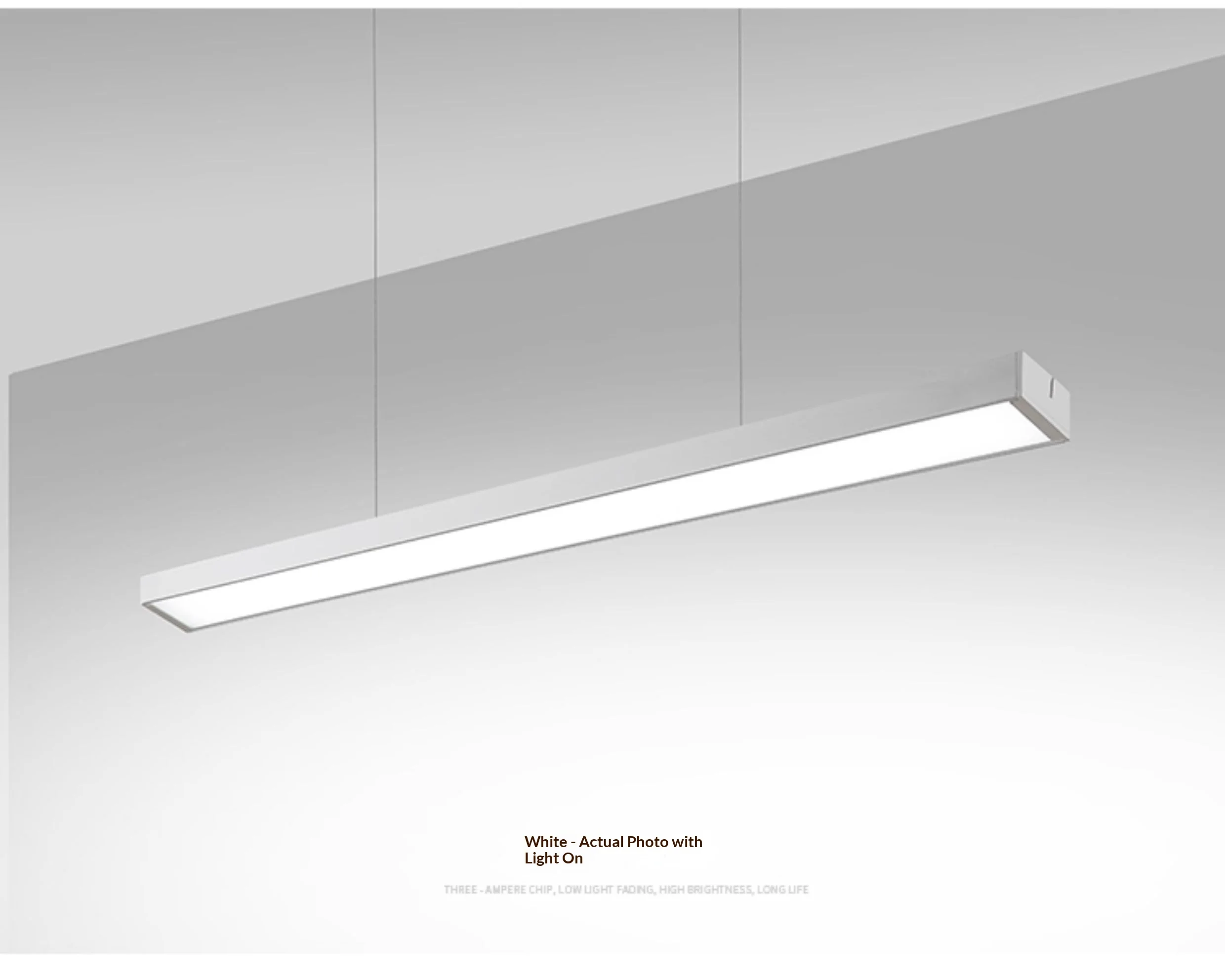 product industrial style office pendant light with led strip for gym shop commercial spaces square design-13