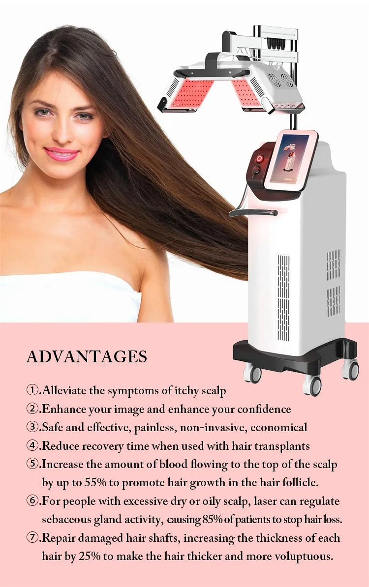 2020 New Arrival 3 in 1 Pro High Frequency Hair Growth Comb scalp Care Treatment Sprayer Machine