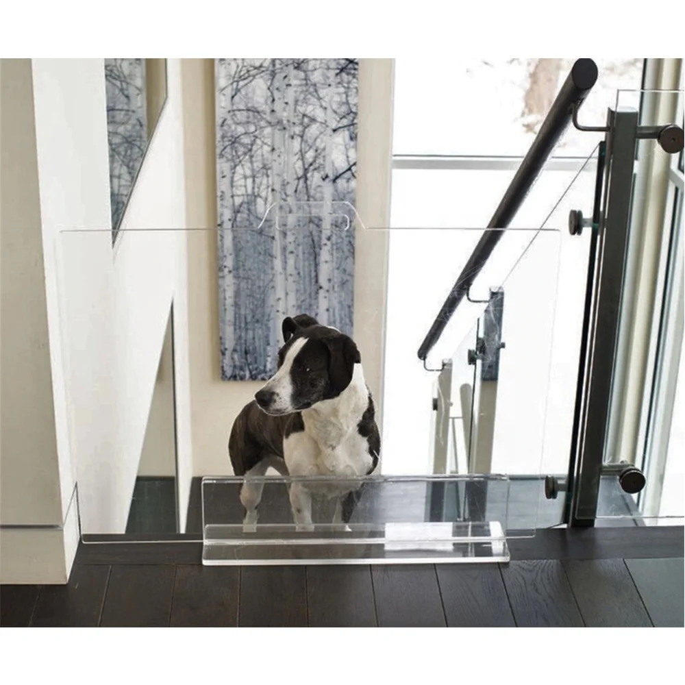 Movable Clear Acrylic Pet Gate View Panel With Handle Buy Movable