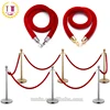 Sliver Queue Line Barrier Post with Crowd Control Rope