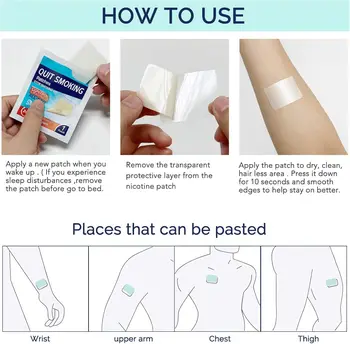 3 Steps Nicotine Stop Smoking Patches