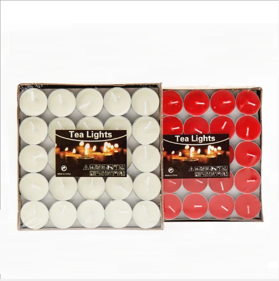 Bulk Retail Candle Factory Stock 50pcs Per Pack 8 Hours Long Burning