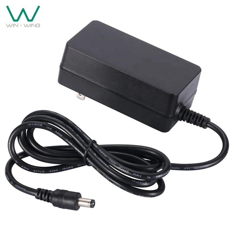 Wall power adapter 12v 3a AC DC power supply with UL62368 CE GS BS TUV SAA FCC ROHS certified