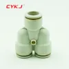 Y tee pipe fittings plastic tube fittings