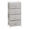 Metal frame 4 pull fabric bins drawers organizer Storage Tower Unit