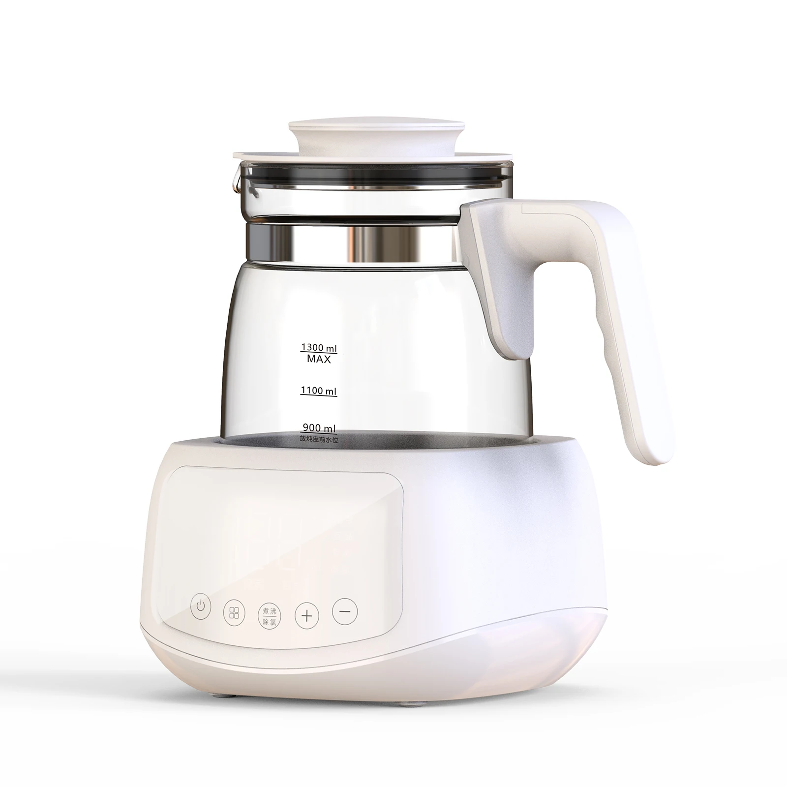 Baby Electric Kettle Bottle Warmer Multifunction Milk Modulator Glass