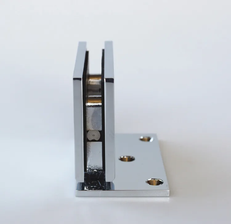 Heavy Duty 3 Hole Solid Brass Stainless Steel Glass Door Shower Hinge