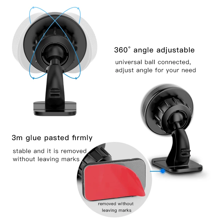 Yesido Wholesale Mini Mobile Phone 4Pcs Magnets Mount Bracket Universal Magnetic Car Phone Holder