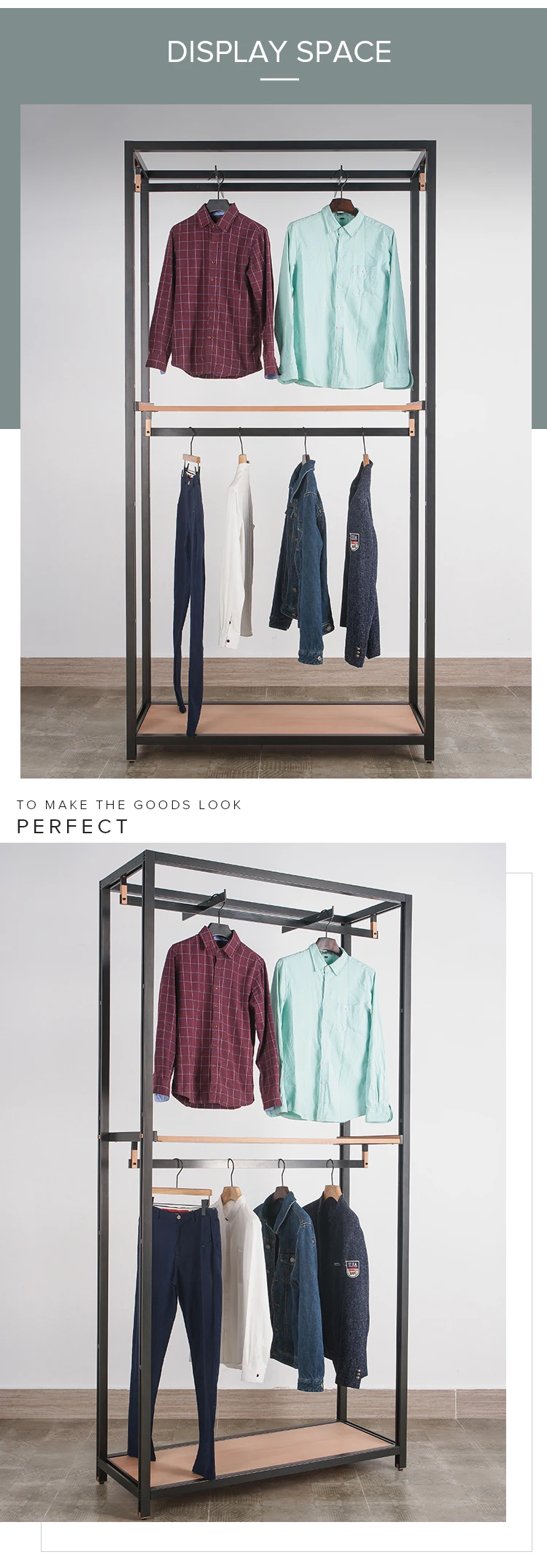 Garment Shop Interior Design Clothing Display Racks Shop Design Ideas