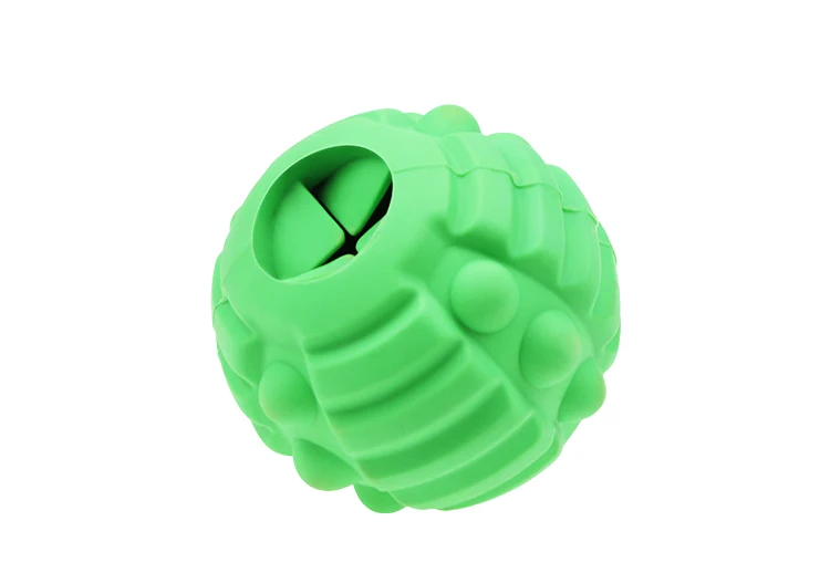 Treat Dispensing toy  Rubber toy manufacturers pet toy ball suitable for small and medium-sized indestructible dogs