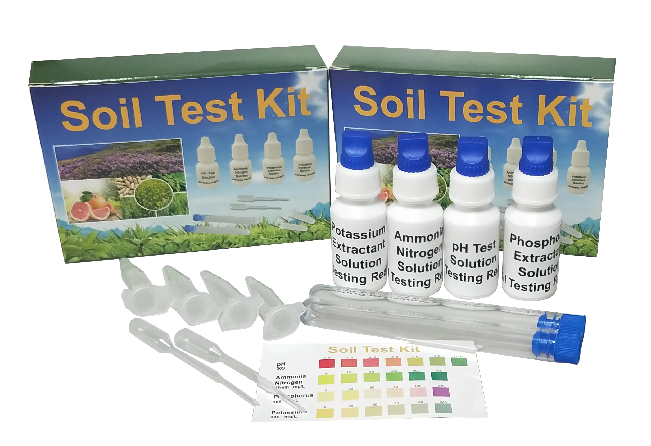 Soil Test Kit For Ph,nitrogen,phosphorous And Potash,npk Soil Testing 