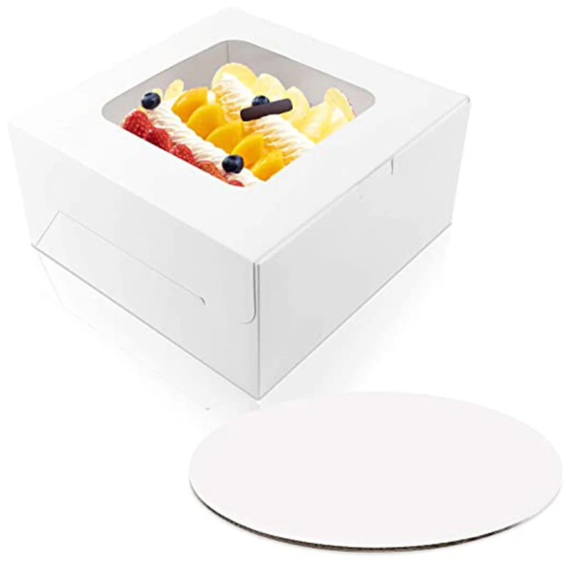 Hogar y cocina Utensilios de repostería Utensilios VALICLUD 10 Piezas Caja  de Montaje de Pasteles con Ventana Transparente Cajas de Pastel Marmoleado  Protección de Confección Cajas de Pastel de Cartón Contenedores de