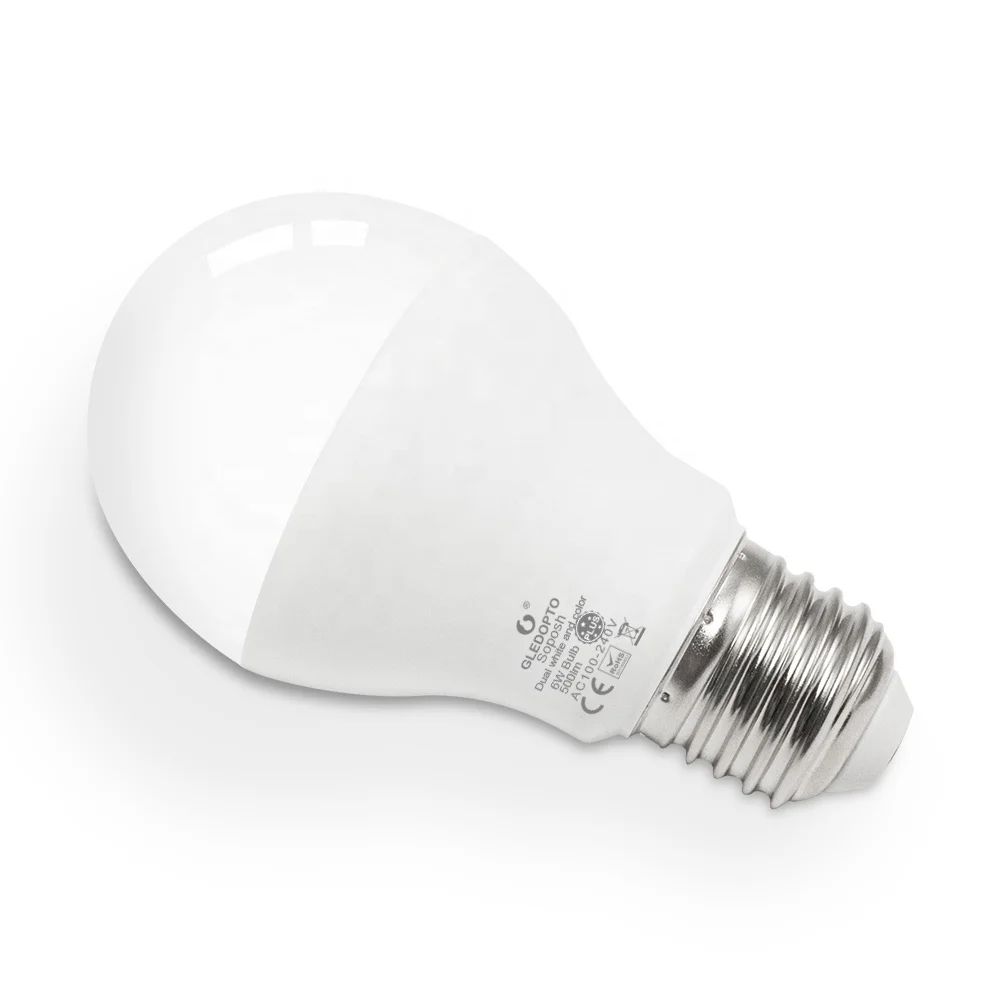 Gledopto ZigBee Smart LED Lights Smartthings App Control Alexa Light Bulbs 6W RGBW LED Lamps E26 Starter Kit 2 Packs + 1x Remote