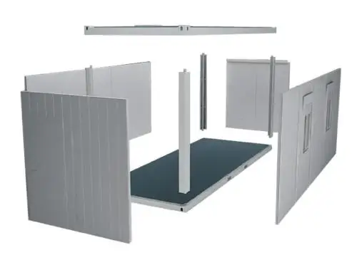 Construction Site 20/40ft Flat Pack Container House Durable Warehouse