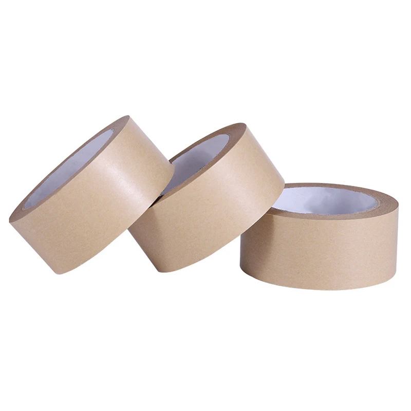 
Best selling adhesive packing carton amazon logo kraft tape heat resistant packaging kraft tape 