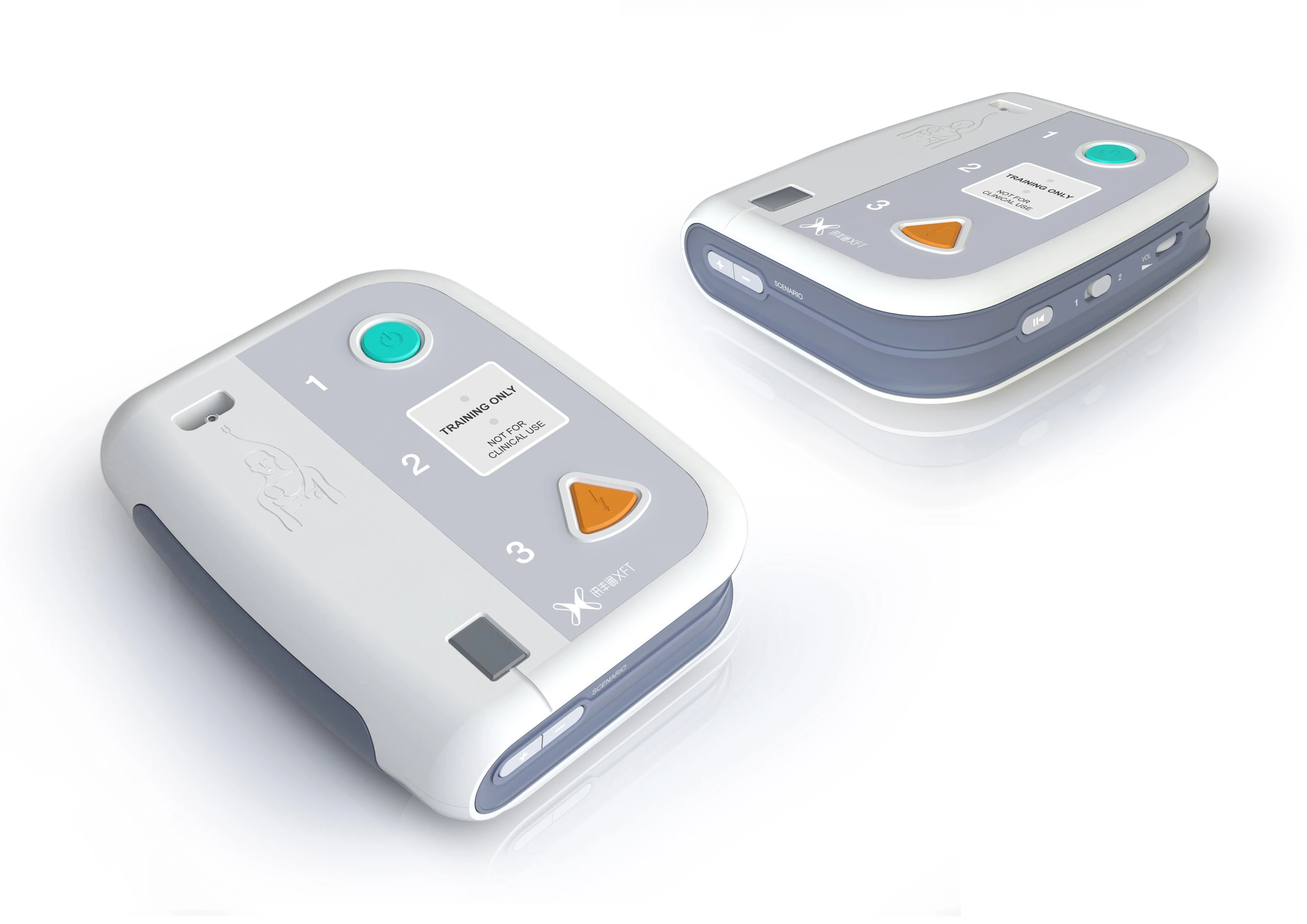 Xft120c+ Portable Defibrillator Training Aed Trainer Smart Aed Trainer