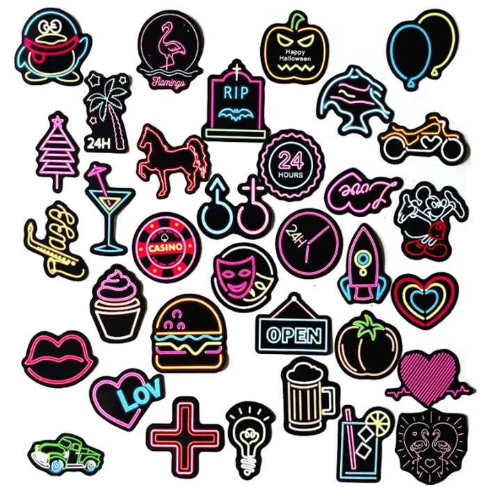 100pcs neon graffiti skateboard logo stickers print buy stickers print logo stickers skateboard stickers product on alibaba com