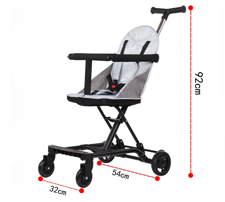 2023 Easy Folding Portable Baby Stroller Baby Carriages Folding Magical