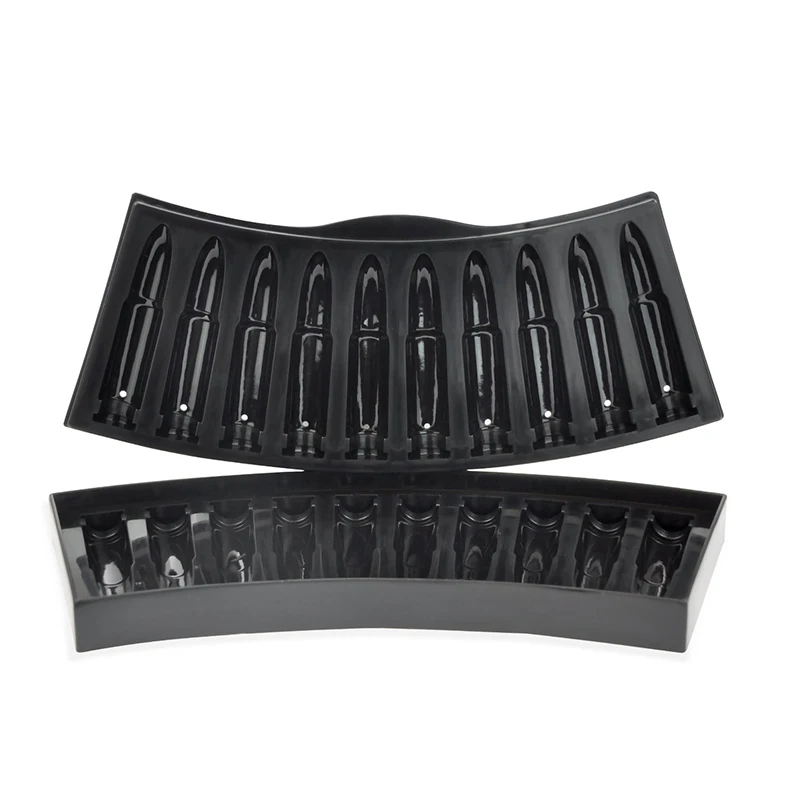 Novelty Design Ice Molds New 3d Bullet Shaped Plastic Ice Cube Tray