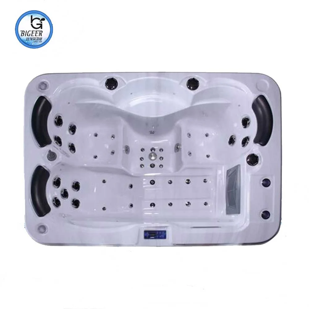 Outdoor SPA Pool B-8822/ Hot Seller American Standard Hot Tub Large Swimspa with LED lights