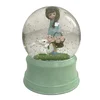 Plastic Polyresin Water Spinning Led Lighted Custom Snow Water Globe