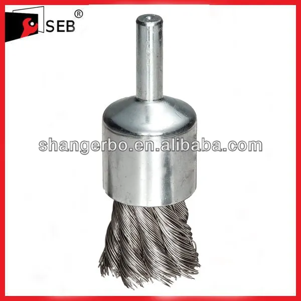 Twist Knot Steel Wire Stemmounted End Brush Buy Twist Knot Steel