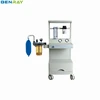 BR-AM01 Hospital No display Screen and ventilator 2 tubes flowmeter 1 small vaporizer anesthesia equipments machine price