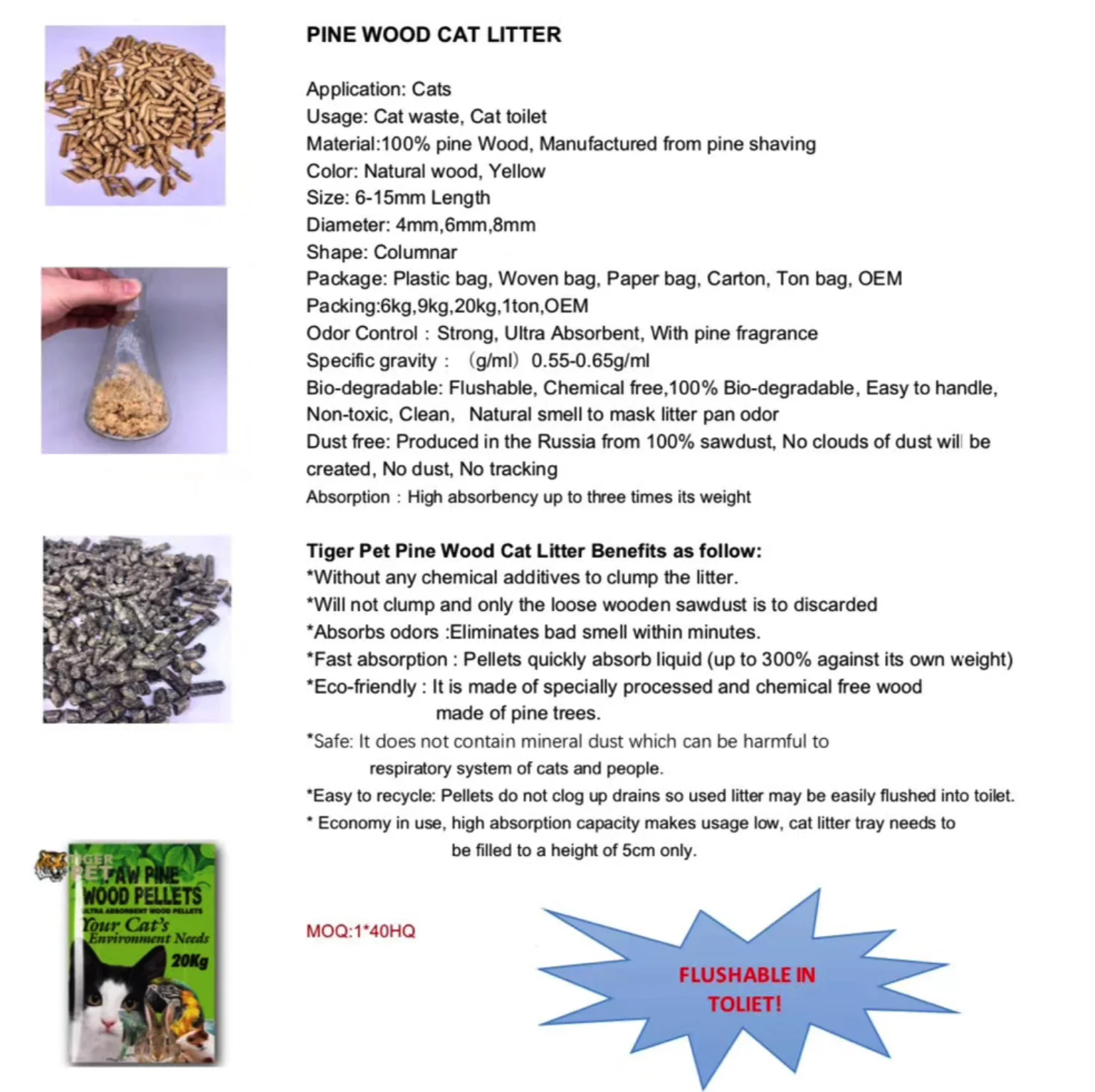 Best 100 Natural Biodegradable Flushable Pine Wood Cat Litter Pine Cat Litter Buy Green Pine