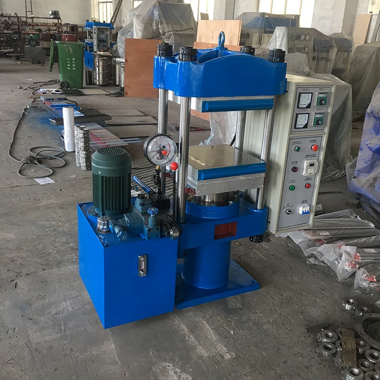 25T 50T 100T Lab Fully Automatic Hot Plate Spacing Hydraulic Press Vulcanizer Rubber Product Making Machinery Plastic Processing