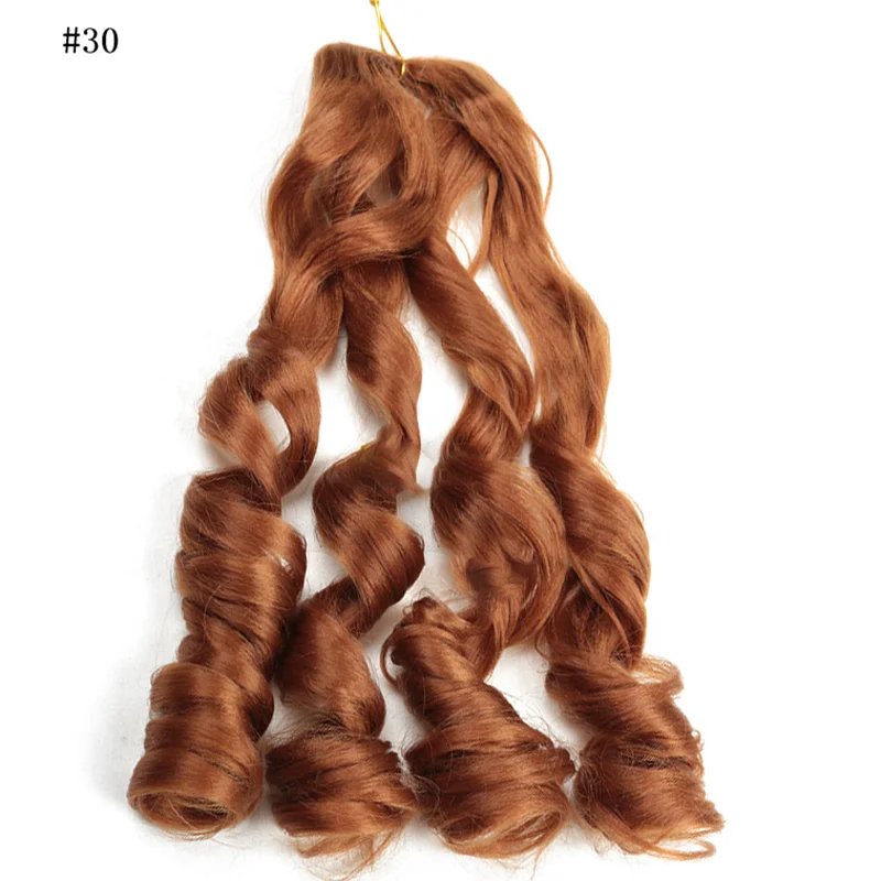 75g 150g Synthetic Loose Body Wave Spiral Curls Hair French Curly ...