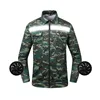 Wholesale Intelligent Sunscreen Skin Charging Camouflage Cooling Casual mens Reflective Waterproof Jacket With Fans