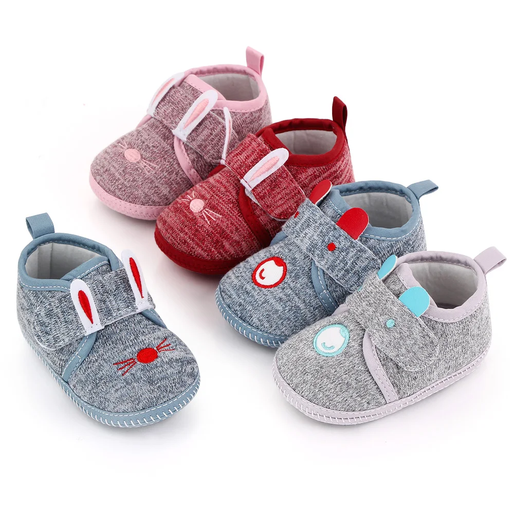 Wholesale Cute  Animals Soft Sole Fancy  Infant Newborn Baby Shoes for Boy and Girl factory