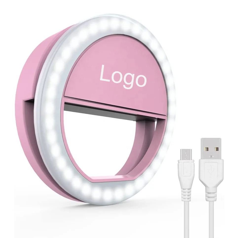2020 Portable LED Ring Fill Light Selfie Flash Ring Light for Smart Phone