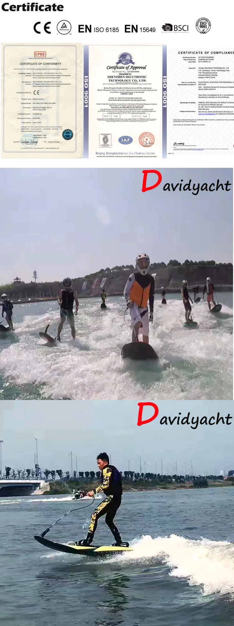 High Power Outdoor Sports Electric Water Board Electric Surfboard Stand