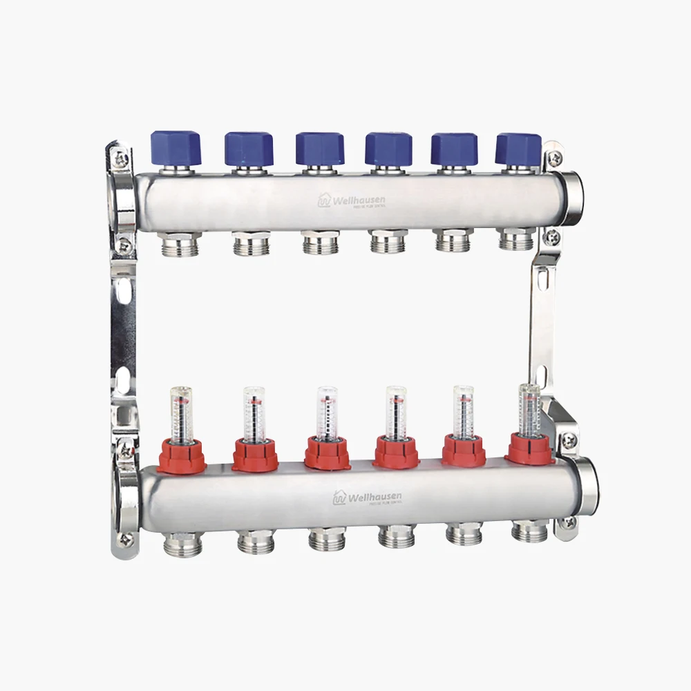 
STA.6331 china suppliers stainless steel Forging Water heating Valve Heater stainless steel manifold HVAC System 