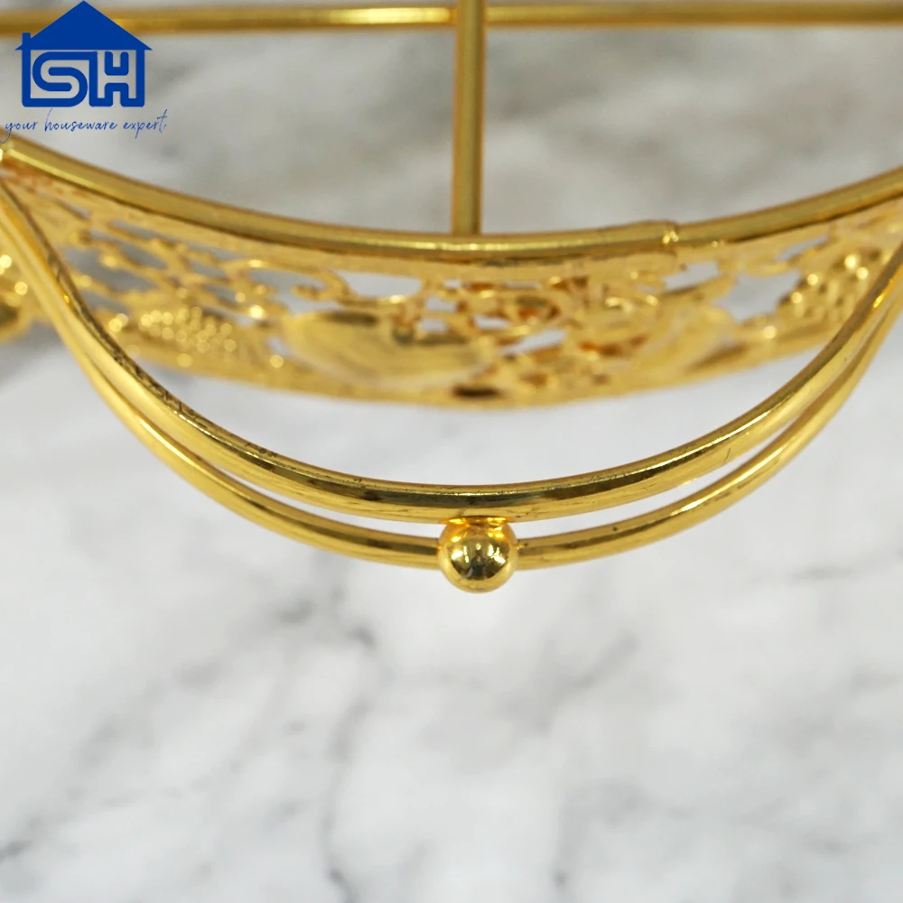 decorative golden candy tray candy box sugar tray